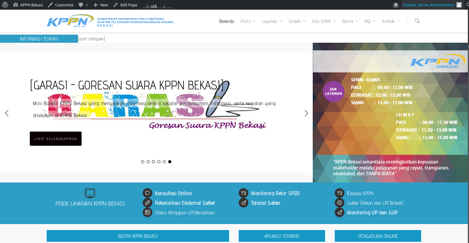 Server Administrator for KPPN Bekasi